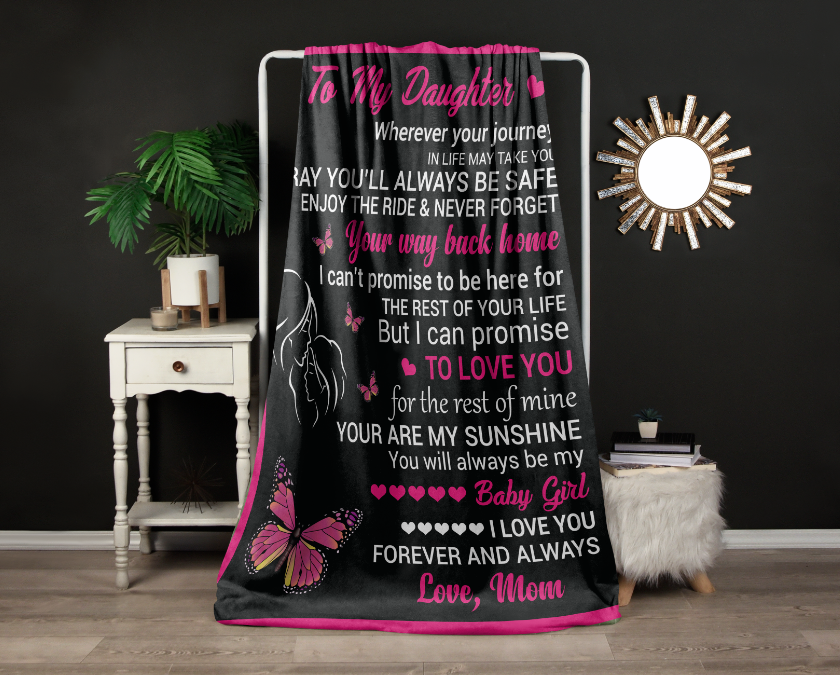 To My Daughter | FLM Arctic Fleece Blanket 50x60