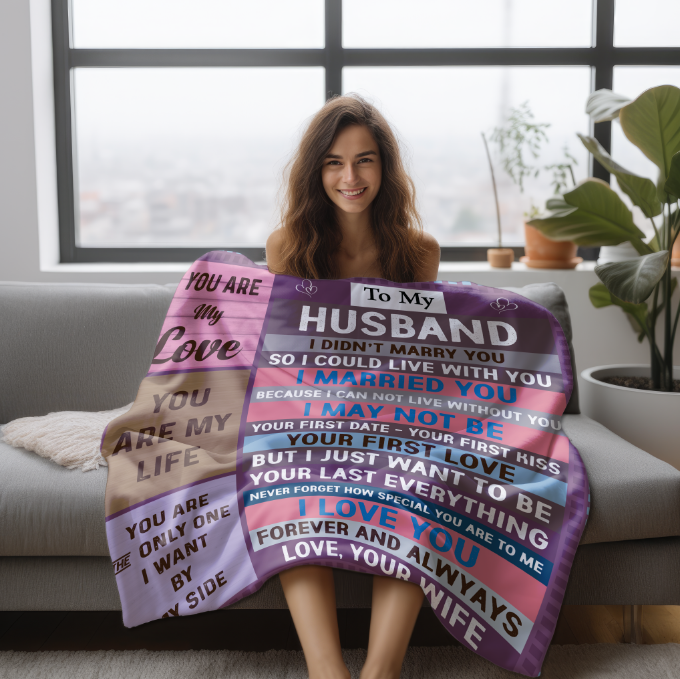 To My Husband | FLM Arctic Fleece Blanket 50x60