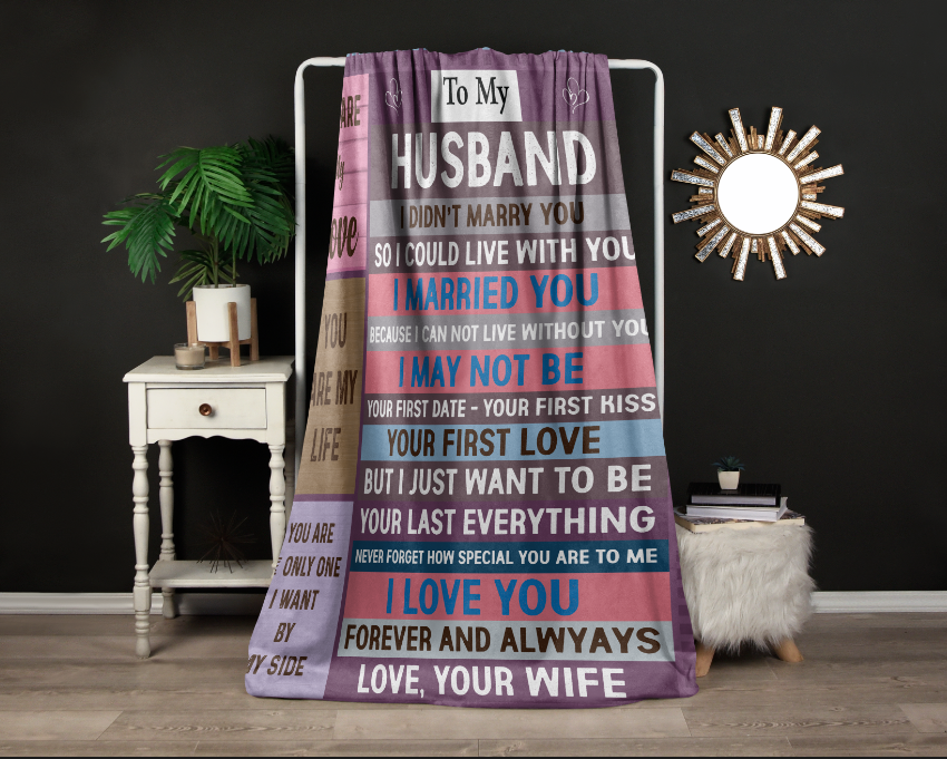 To My Husband | FLM Arctic Fleece Blanket 50x60